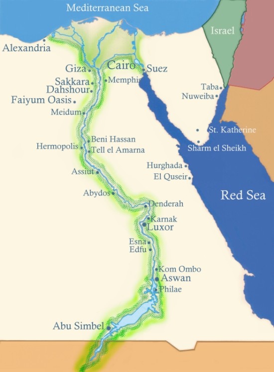 Egypt Map- Kid World Citizen