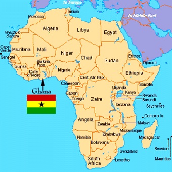 Map of Ghana- Kid World Citizen Map of Ghana- Kid World Citizen