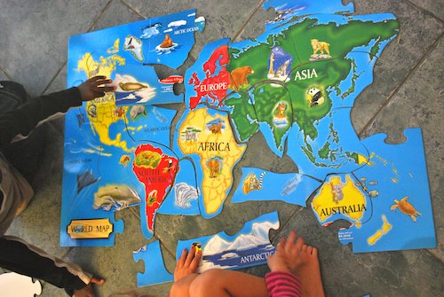 Connect All Schools World Map Puzzle- Kid World Citizen Connect All Schools World Map Puzzle- Kid World Citizen
