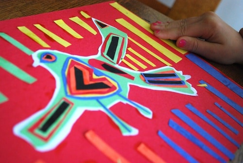 Kids Making Mola Art Project- Kid World Citizen
