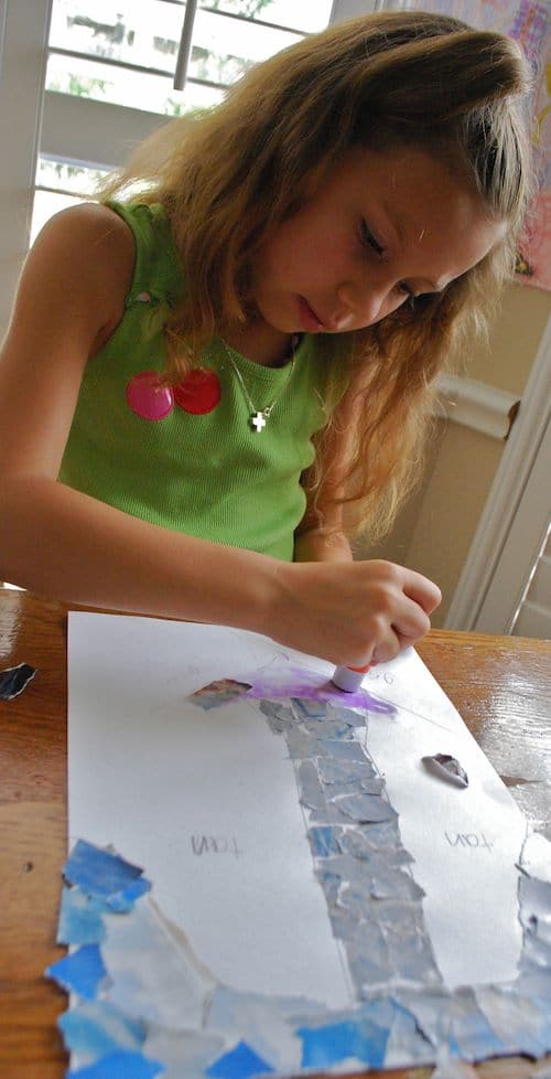 Landscape Collages DIY- Kid World Citizen Landscape Collages DIY- Kid World Citizen