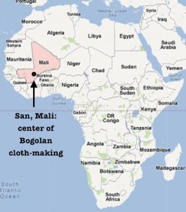 Mali Map of Bogolan Mud Cloths- Kid World Citizen