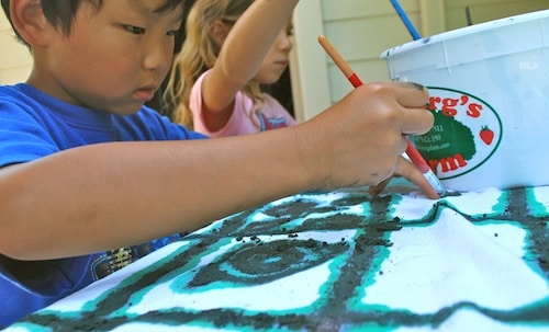Kids Painting Mud Cloth- Kid World Citizen Kids Painting Mud Cloth- Kid World Citizen