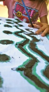 Painting Mud Cloth_Mali- Kid World Citizen