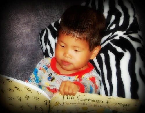 Boy Reading Korean Folktales- Kid World Citizen Boy Reading Korean Folktales- Kid World Citizen