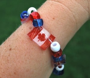 Shrinky Dink Flag Bracelets- Kid World Citizen