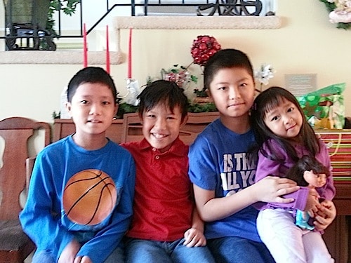 Molina boys Christmas in The Philippines- Kid World Citizen