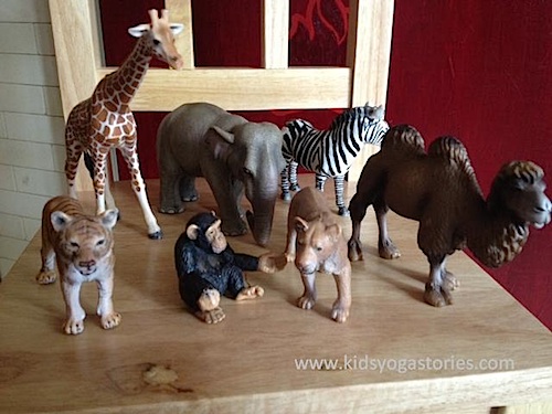 African animals yoga for Kids- Kid World Citizen