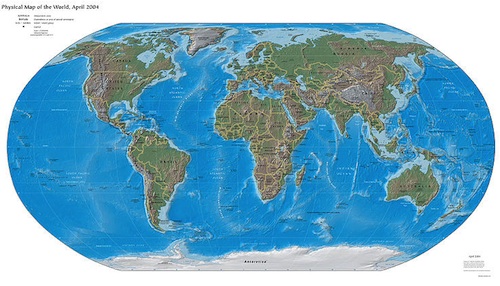 World map- Kid World Citizen
