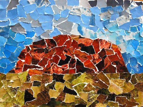 Ayers Rock Australia Collage- Kid World Citizen